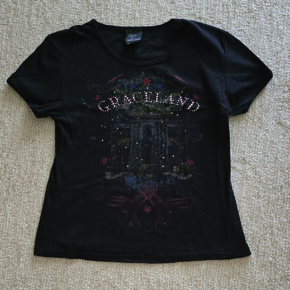 Grace Black Short Sleeve Tee